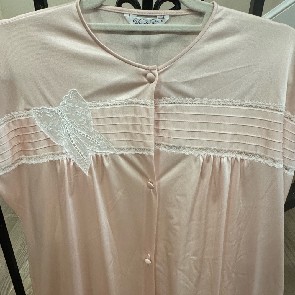 Vanity Fair Blush Pink Robe - Picture 2 of 5